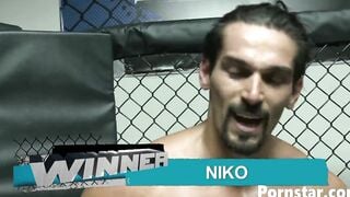 Babe Hot Ann Marie Rios Fucks With The Boxing Champ