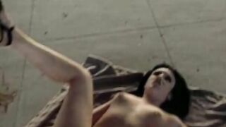 beauty vixen gets boned doggy style into an abandoned building