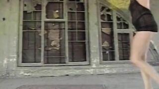 beauty vixen gets boned doggy style into an abandoned building
