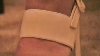 Blond bitch deep-throating and taking long penis