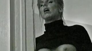 Blond bitch deep-throating and taking long penis