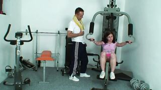 Excercise ends into sixty-nine and cum on face