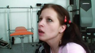 Excercise ends into sixty-nine and cum on face