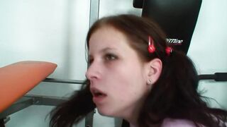 Excercise ends into sixty-nine and cum on face