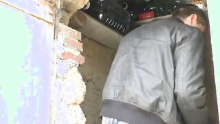 Dark Hair 19 year old gets her cunt pounded first, then her butt