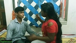 Punjab 19 year old chick fucking with next door boy! Hindi sex