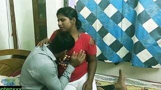 Punjab 19 year old chick fucking with next door boy! Hindi sex