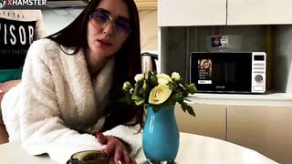 Step Daughter fucks dad over and over again