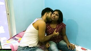 Desi eighteen sister and cousin brother Beauty sex at home!