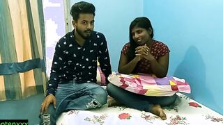 Desi eighteen sister and cousin brother Beauty sex at home!
