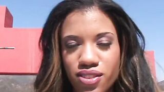 2 african Girl share jizz after stud fucks black booty