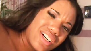 2 african Girl share jizz after stud fucks black booty