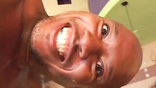 2 african Girl share jizz after stud fucks black booty