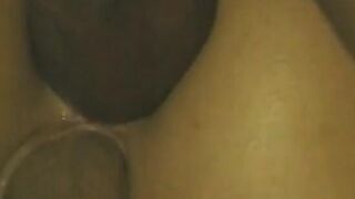 Alluring Girl rocked by ebony and white dick