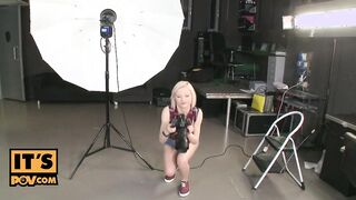 itsPOV - Photoshoot turns naked then hardcore with Zazie Skym