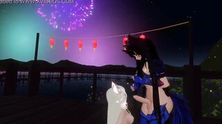 Starting the new Year with a Bang! [intense Groaning, VRchat Erp, point of view, 3D Cartoon, Nudity, Futa]