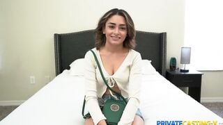 Homemade Casting X - Pretty body hot Vanessa Moon casting screwed