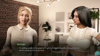 COLLEGE TIED #68 • Blanca gulps down on that long penis