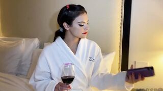 beauty 19 Yo Violet Starr Licks Hotel Employee's Booty and Fucks His Long Penis