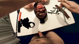 Hotel service slutty cougar fucks client and messes up the room (pov speculum)