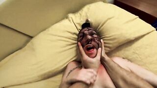Hotel service slutty cougar fucks client and messes up the room (pov speculum)