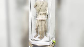 Sex of a crazy hot Russian lovers into the shower