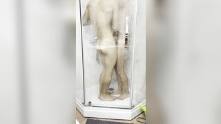 Sex of a crazy hot Russian lovers into the shower