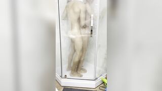 Sex of a crazy hot Russian lovers into the shower