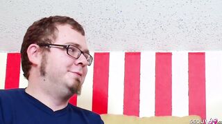 GERMAN GEEKS CUCKOLD LET BBW EX-WIFE FUCK INSIDE MMF 3SOME