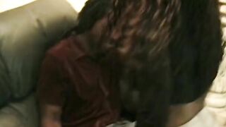 Bimbo gets screwed by a stud while he shoves vibrator into her booty