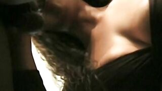 Bimbo gets screwed by a stud while he shoves vibrator into her booty