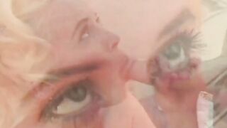 Filthy bro and blonde got banged outdoor