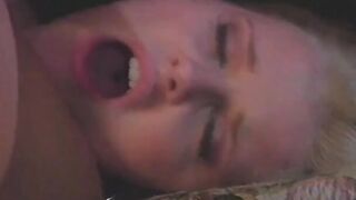 Bombshell blonde girls gets nailed by a long dude