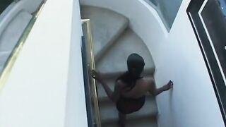 2 men wearing masks got their enormous dicks blown