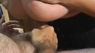 Turned On mom has massive juggs for titty fucking