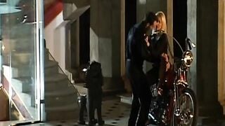 Hot stewardess decided to have sex before the end of flight