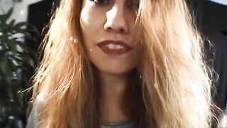 Ginger on her back getting face plowed