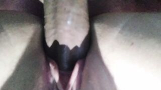 Erotic groaning bitch gets filled with cum for christmas