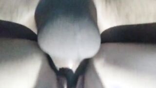 Erotic groaning bitch gets filled with cum for christmas