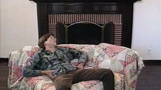 Petite legs women hardcore nailed on couch after juicy FELLATIO