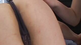 Vulgar dark hair Hottie gets her soak vagina licked by female