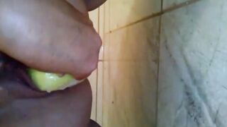 Mirelladelicia and the fake sex toy