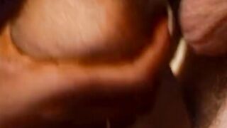 White experienced stud fucks ebony gilr and creams her face