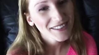 Adorable blonde gets nailed into all positions by a vulgar stud