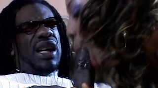 African sluts with natural titties is jumping on long ebony rod
