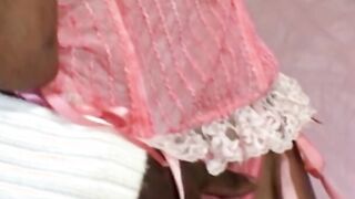African sluts with natural titties is jumping on long ebony rod