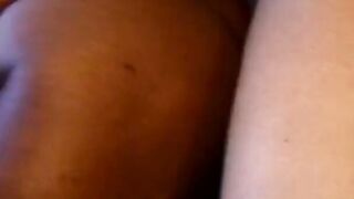 Bubble booty black offer sloppy bj before getting boned