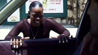 Bubble booty black offer sloppy bj before getting boned