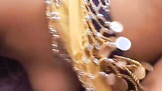 Huge booty Desi honey blows and fucks long cock into bed