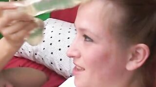 2 Bae young dyke into plaid skirts fill each other twat